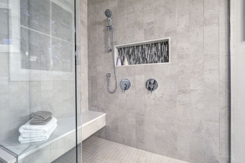 Tile-Design Shower Space